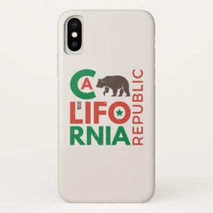 California With Grizzly Bear Logo Case-Mate iPhone Case