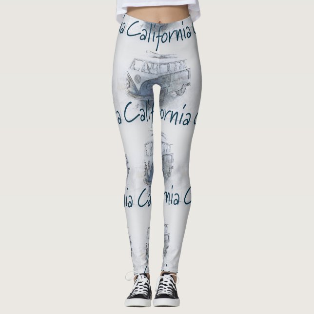 California Women's Leggings (Front)