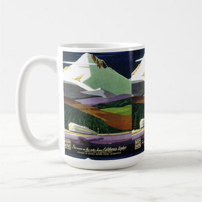California Zephyr Coffee Mug (Left)