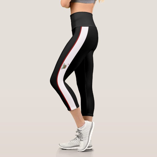 Californian flag capri leggings (Left)