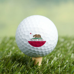 Californian Flag, Flag of California Golf Balls