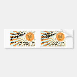 California's Equal Rights Stickers