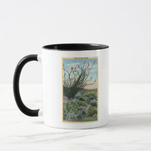 CaliforniaView of Cacti in Bloom Mug