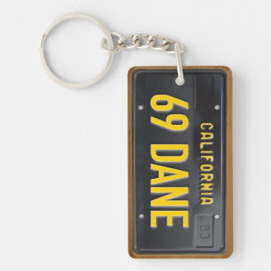 Californie 1963 Vintage License Plate Porte - clé