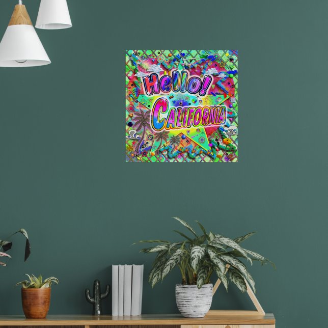 Californie Bonjour ! Affiche (Salon 1)