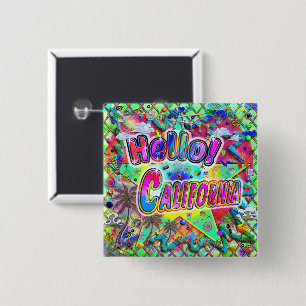 Californie Bonjour ! Badge
