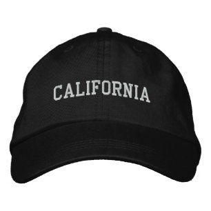 Californie Brodé Casquette réglable noir
