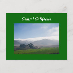 Californie centrale à partir de la carte postale d