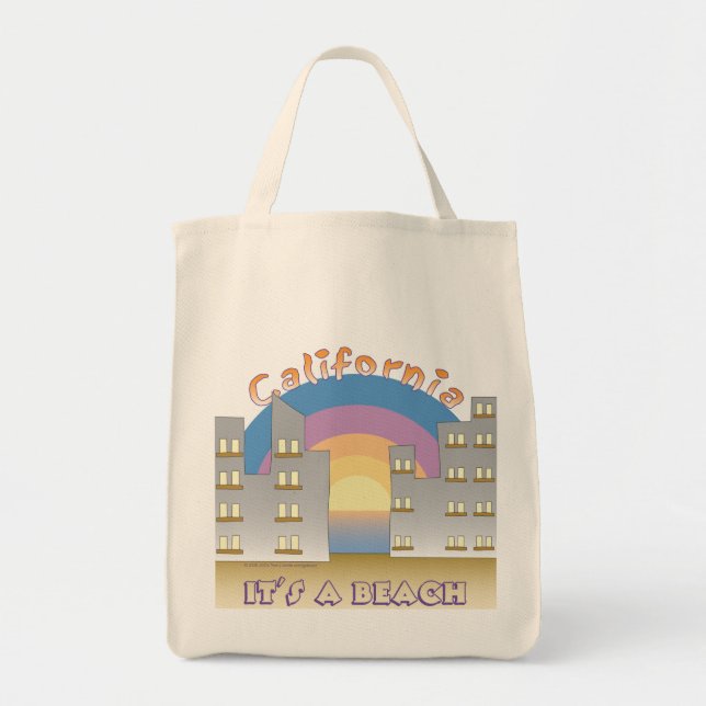 Californie C'est un sac de plage (Devant)