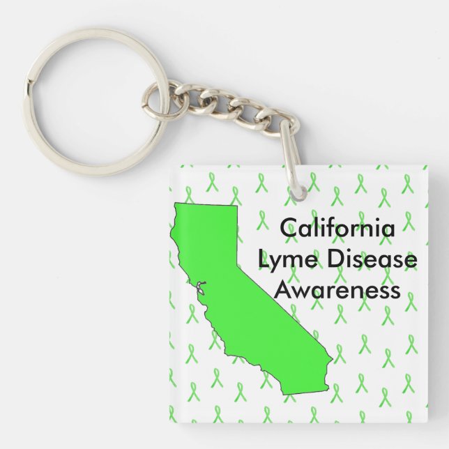 Californie Porte - clé de sensibilisation à la mal (Devant)