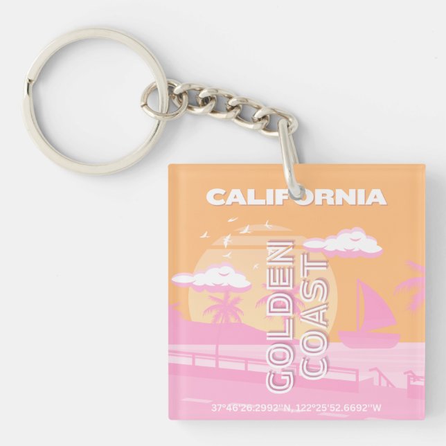 Californie, Travel Art, Preppy, Preppy Travel (Devant)