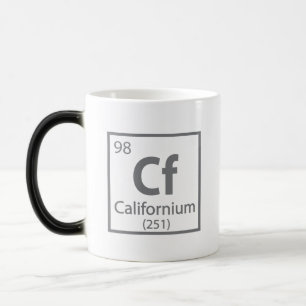 Californium - California Science Periodic Table Magic Mug