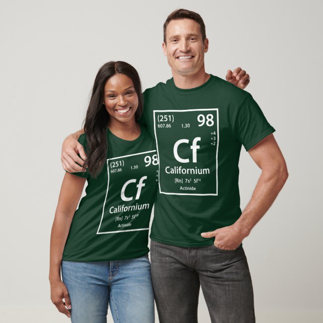 Californium Element (white) T-Shirt (Unisex)