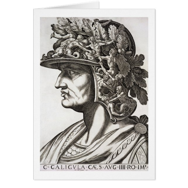 Caligula Caesar (12-41 AD), 1596 (engraving) (Front)