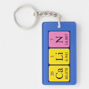 Calin periodic table name keyring