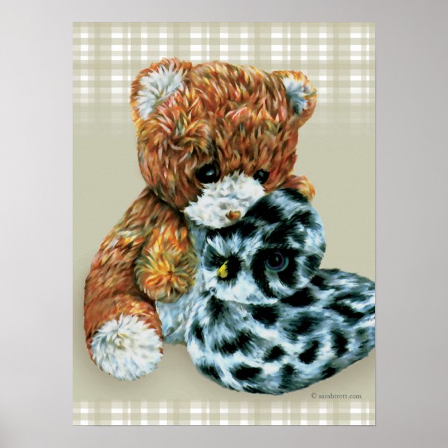 Câlins d'ours en peluche  impression (Devant)