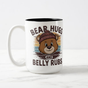 Câlins d'ours et caresses de ventre Mug de la fier