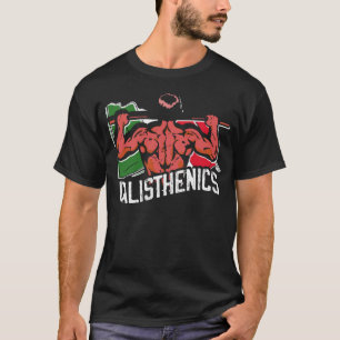 Calisthenics Athlete Italy Flag Fitness Street Wor T-Shirt