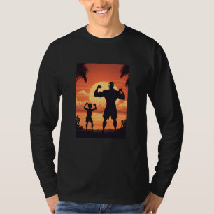 Calisthenics Exercise Enthusiasts Father And Son D T-Shirt