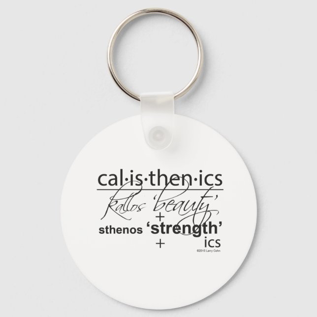 Calisthenics Keychain (Front)