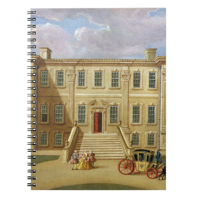 Calke Hall, Derbyshire, the Seat of Sir Henry Harp Notebook (Front)