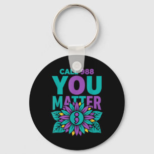 Call 988 Prevention - You Matter Keychain