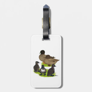 Call Duck Khaki Family Luggage Tag