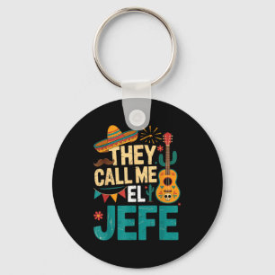 Call el jefe guitar cinco de mayo music men boys keychain
