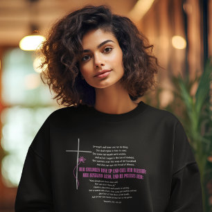 CALL HER BLESSED Mom Wife Proverbs 31 Scripture Sweatshirt