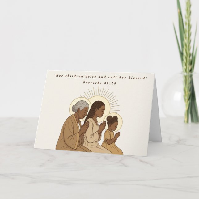 Call Her Blessed Mother's Day Card (Front)
