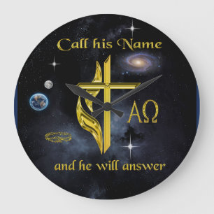 Call his name large clock