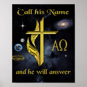Call his name poster