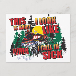 CALL-IN-SICK POSTCARD