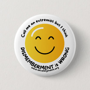 call me an extremist 2 inch round button
