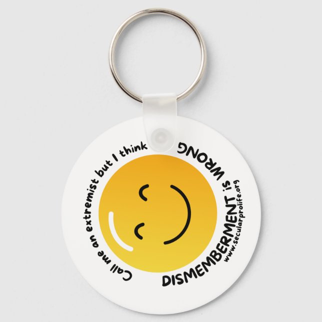 call me an extremist keychain (Front)