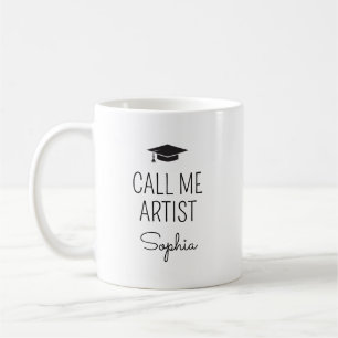 Call Me Artist Personalized Name Coffee Mug