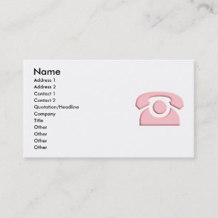 Call Me Business Card