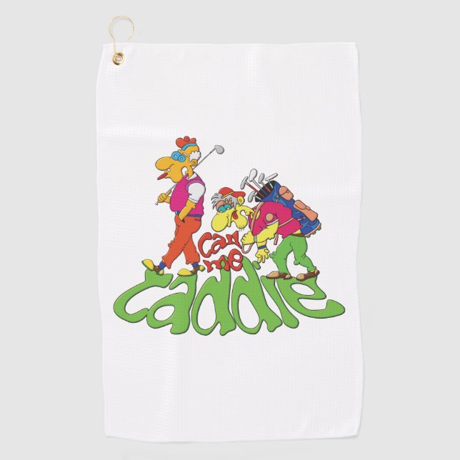 Call Me Caddy Golf Towel (Front)