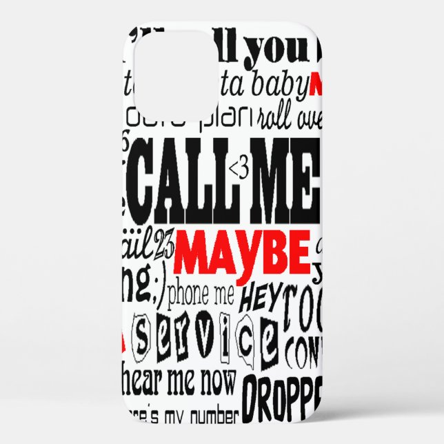 Call Me Case-Mate iPhone Case (Back)