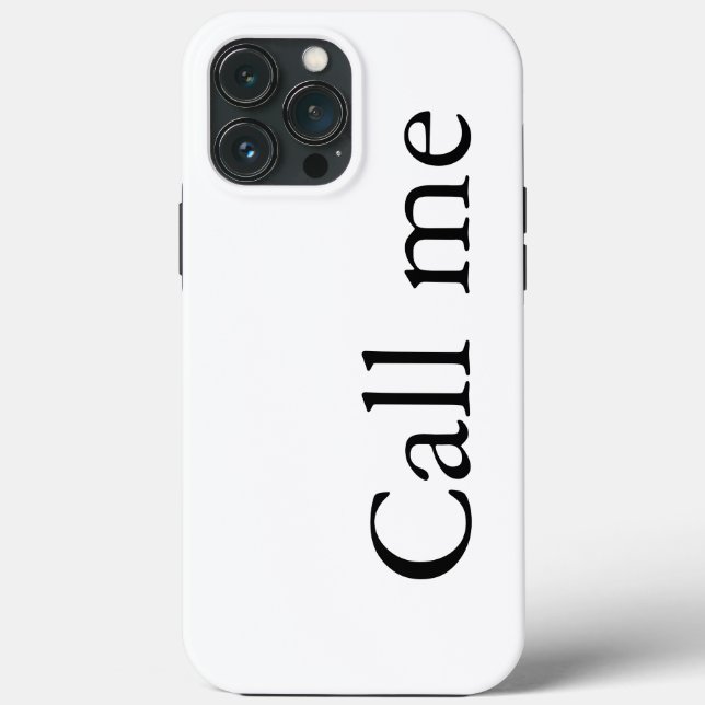 Call Me - Case-Mate iPhone Case (Back)