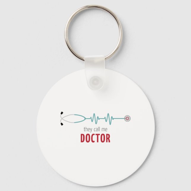 Call Me Doctor Keychain (Front)
