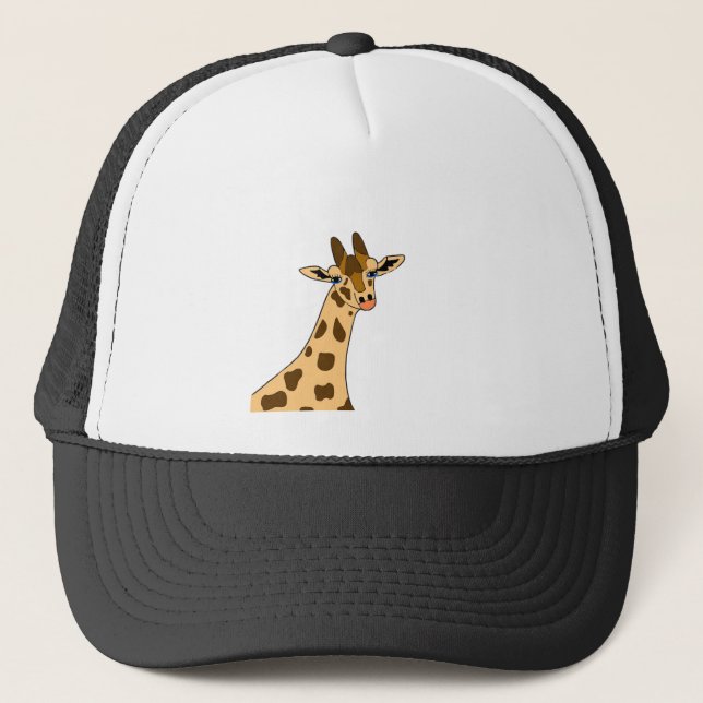 Call me Giraffe - I am enough of grass ! Trucker Hat (Front)