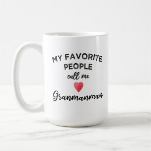 Call Me Granmanman Caribbean Creole Grandmother  Coffee Mug