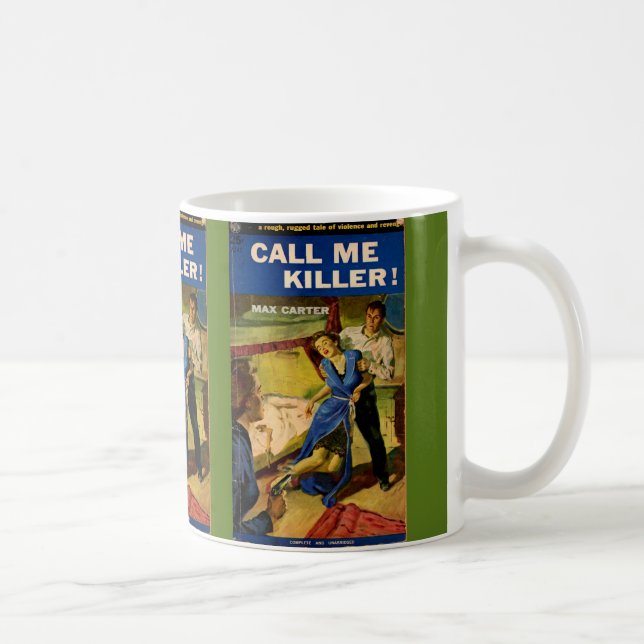 Call Me Killer pulp fiction cover Coffee Mug (Right)