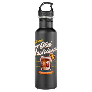 Call Me Old Fashioned Bourbon Whiskey Cocktail 710 Ml Water Bottle