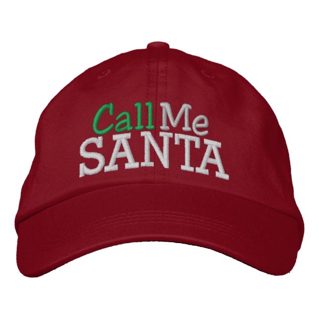 Call Me SANTA ... ; ) Cap by SRF (Front)