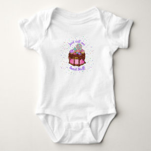 Call Me Sweet Stuff - Cake Cupcake Doughnuts Macar Baby Bodysuit