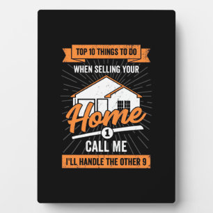 Call Me When Selling Your Home Plaque
