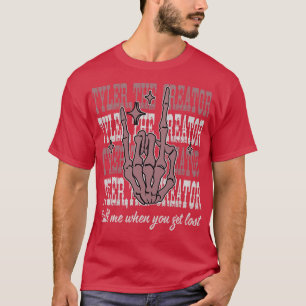 Call me when you get lost Finger Skeleton T-Shirt