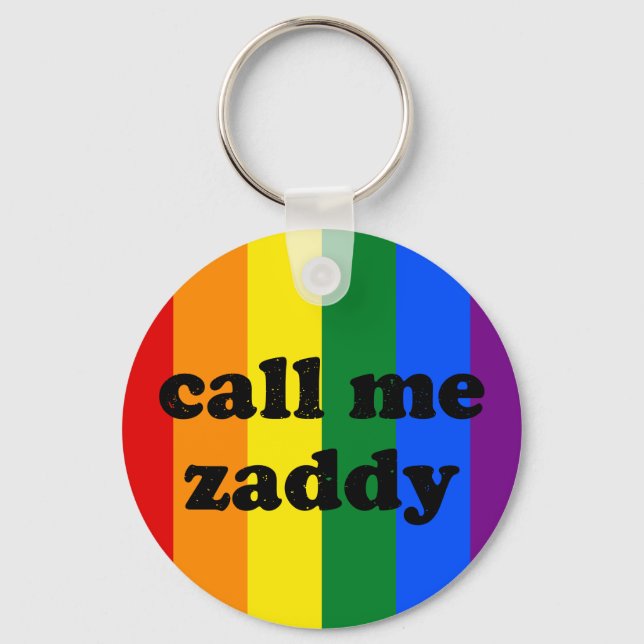 Call Me Zaddy Keychain (Front)